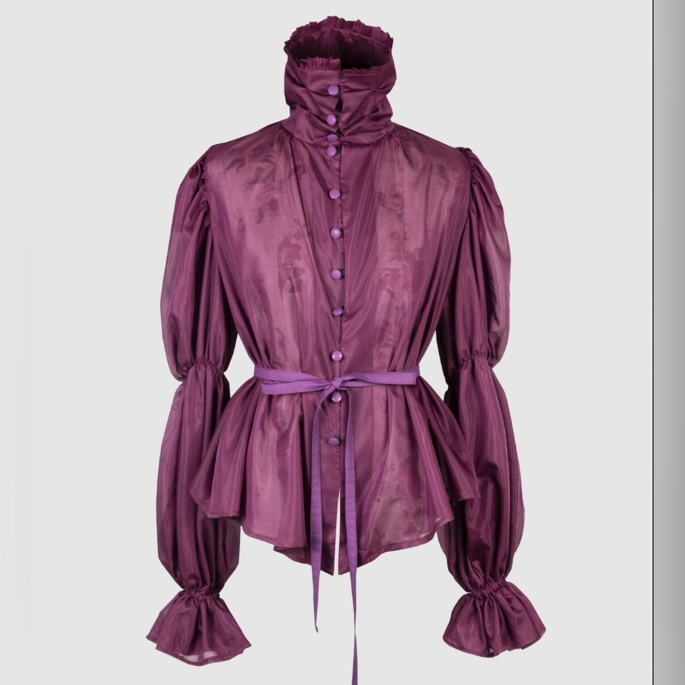 Victorian silk and cotton Women's Top